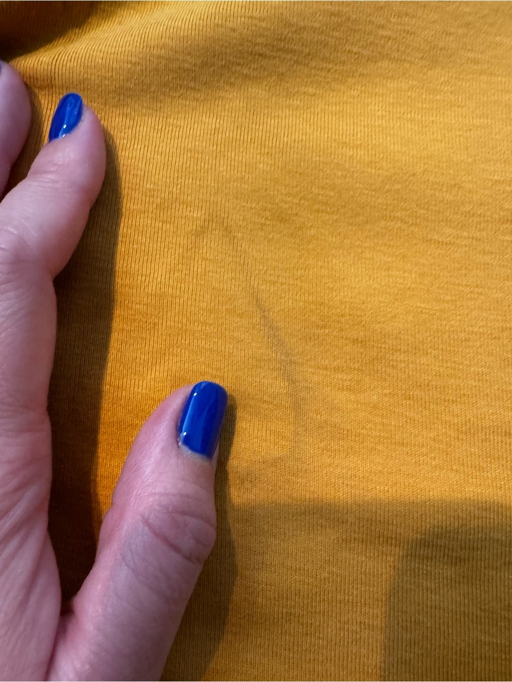 Talbots Women's Long Sleeve Crewneck Top in Golden mustard Yellow size medium P - Picture 5 of 8